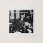 シグムント・フロウド氏のオフィスおもしろい&キャット引用文 ジグソーパズル (縦)