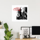 シグムンドフロウドシガー引用文広場 ポスター (ホームオフィス)