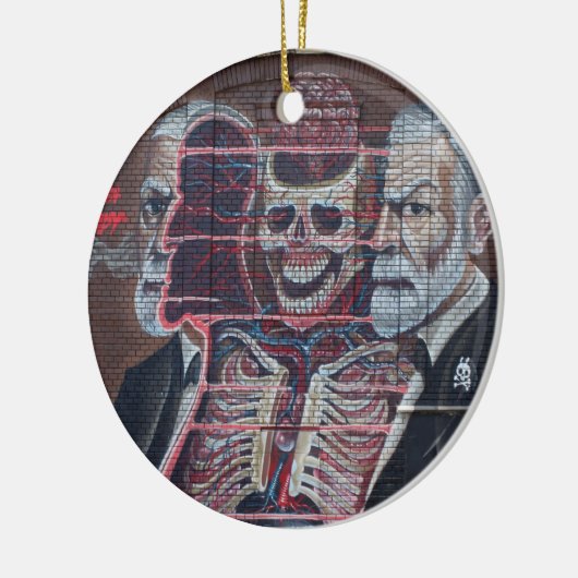 シグムンドフロウド通りアート セラミックオーナメント (左)