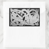 シグルト・シルバー 長方形シール (バッグ)