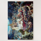 シグルドとブリンハルドのヴァイキング戦士の葬儀 ジグソーパズル (縦)