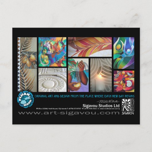 シグヴォウスタジオズ ポストカード (正面)