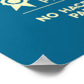 シグートゥコラゾン – ブルー ポスター (角)