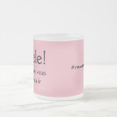 シゲレパケヴェアコモテヴァア フロストグラスマグカップ (中央)