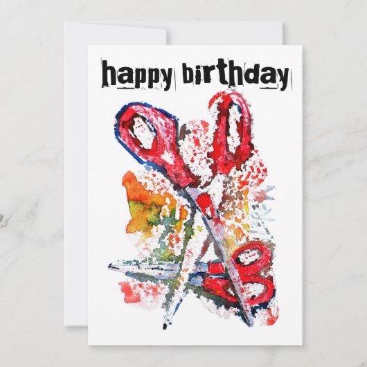 シザーおもしろい#170301 カード (正面)