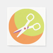 シザーアイコン紙ナプキンス スタンダードカクテルナプキン (正面)