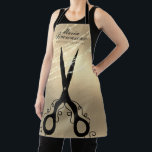 シザースカット美容師グリッター金ゴールド理容師 エプロン<br><div class="desc">シザースカット美容師グリッター金ゴールド理容師</div>