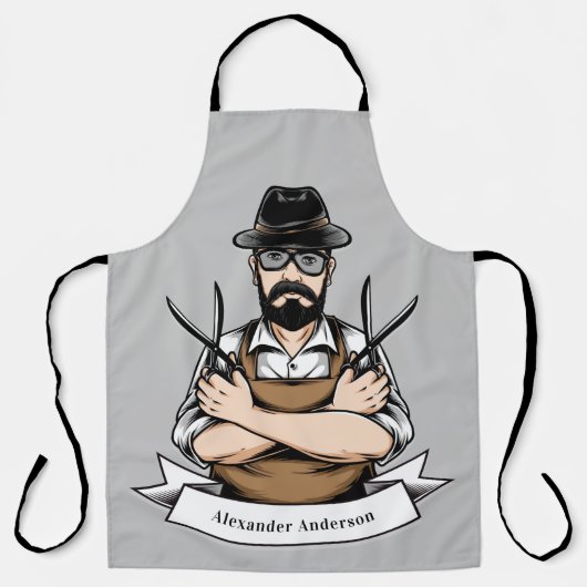 シザースガイパーソナライズエプロン エプロン (正面)