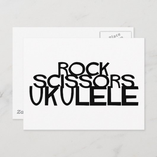 シザーズウクレレ ポストカード (正面/裏面)
