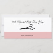 シザーズギフト券 (裏面)