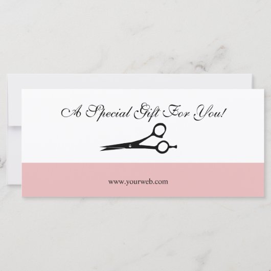 シザーズギフト券 (裏面)