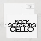 シザーズチェロ ポストカード (正面/裏面)