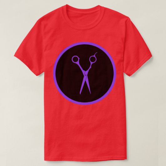 シザーズパープル1 Tシャツ (デザイン正面)