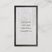 シザーズロゴ |レザー |石 名刺 (裏面)