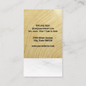 シザーズロゴ |木目 名刺 (裏面)