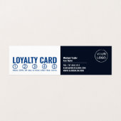 シザーズロゴ、美容師、ヘアサロンロイヤリティ 名刺 (内部フラット)