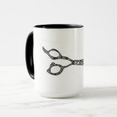 シザーデザインマグ マグカップ (正面左)