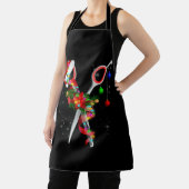 シザーヘアスタイリストサンタクリスマス美容師H エプロン (インサイチュ)