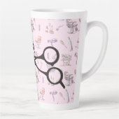 シザーヘアドライザースタイリパーソナライズされたスト カフェラテマグ (右)