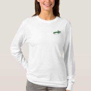 シザーマウス長袖シャツ付きアリゲーター Tシャツ