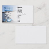 シザーリフトまたはプラットフォーム 名刺 (正面/裏面)