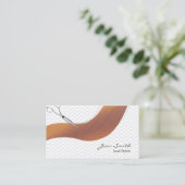 シザー&ヘアシェブロン美容師アポイントメント 予約カード (スタンド正面)