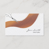 シザー&ヘアシェブロン美容師アポイントメント 予約カード (正面)