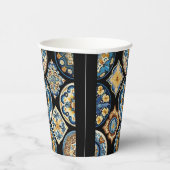 シシエレガントリイタリアンアのセラミックパターン 紙コップ (右)