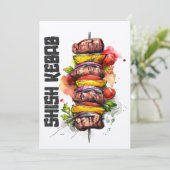 シシカバブ アラビア料理 شيش كباب اكل عربي 招待状 (スタンド正面)