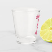 シシシースピンクの手紙のための成長アイン ショットグラス (左)