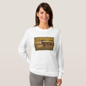 シシジカ (Odocoileus virginianus) 成獣 Tシャツ (正面フル)