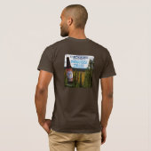 シシタカチメドリの樺のビール Tシャツ (裏面フル)