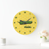 シシトチリペッパークロック ラージ壁時計 (ホーム)