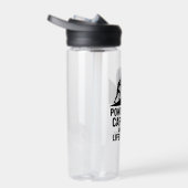 シシパイパスコーヒーグライおもしろいン皮肉引用文マグ ウォーターボトル (右面)