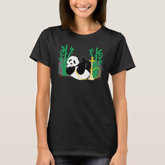 シシャパンダホカスチーム喫煙 Tシャツ (正面)