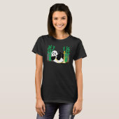 シシャパンダホカスチーム喫煙 Tシャツ (正面フル)