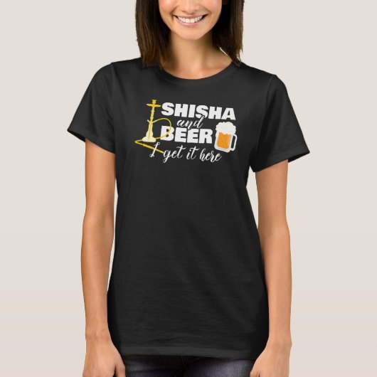 シシャビールフーカスチームスモーク Tシャツ (正面)
