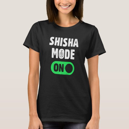 シシャホカタバコshishaモードOnナージレFa Tシャツ (正面)