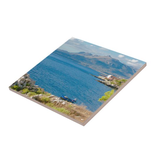 シシリアの漁師 タイル (側面)