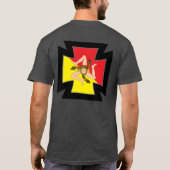 シシリアの鉄の十字 Tシャツ (裏面)