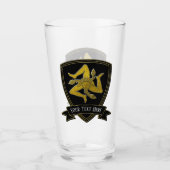 シシリアのTrinacriaあなたの文字 タンブラーグラス (正面)