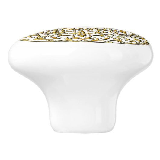 シシリアのTrinacriaおよび線条細工 セラミックノブ (側面)