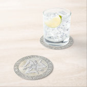 シシリアのTrinacriaのフレスコ画の一見 ラウンドペーパーコースター (インサイチュ)