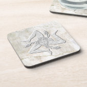 シシリアのTrinacriaのヴィンテージのフレスコ画の一見 コースター (左側)