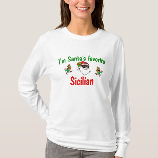 シシリアサンタの好み Tシャツ (正面)