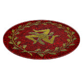 シシリアントリナクリアオリーブリースパティナバックグラウンド カッティングボード (角)