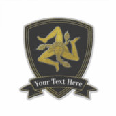 シシリアントリナクリアーテキスト シール (正面)