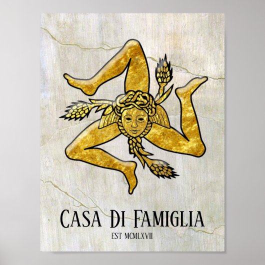 シシリアントリナクリアーテキスト ポスター (正面)