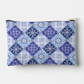 シシリアンブルー地中海の柑橘系タイル アクセサリーポーチ (裏面)
