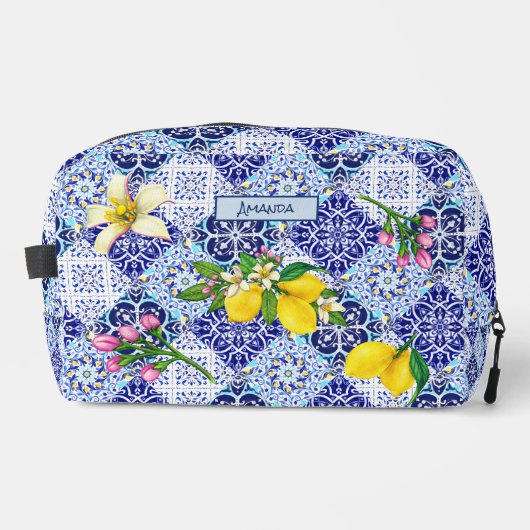 シシリアンブルー地中海の柑橘系タイル ドップキット (正面)